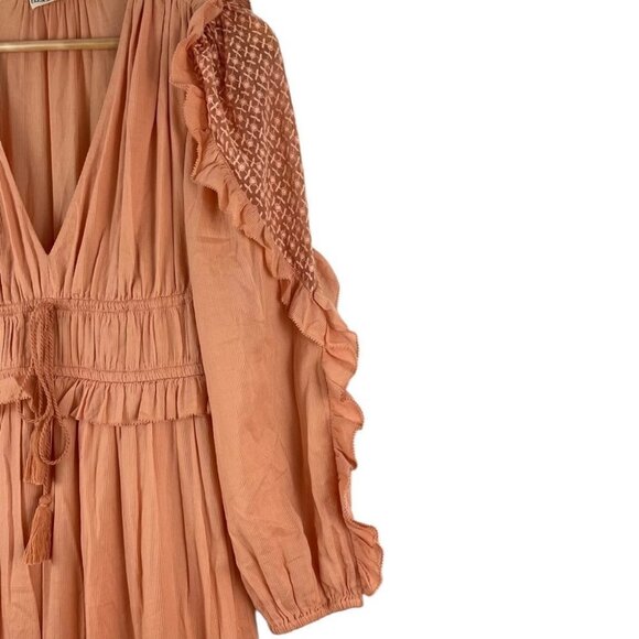 Ulla Johnson Dress Midi Long Sleeve Fall Boho Sheila Sz 4 - Picture 6 of 14